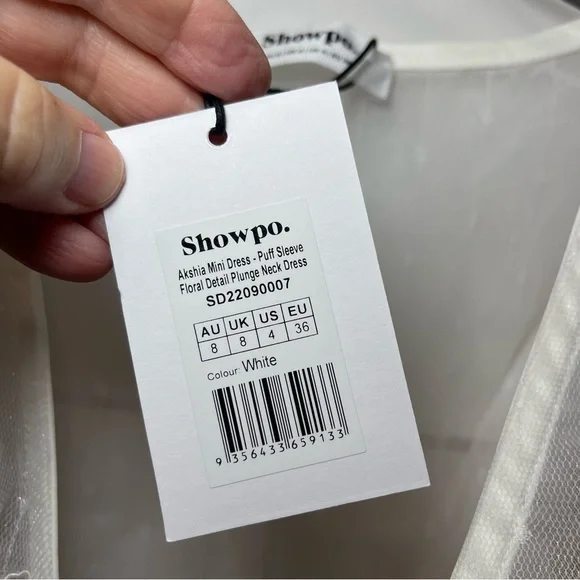 Showpo White Floral Mini Dress - Picture 3 of 12